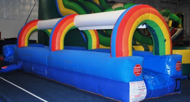 25' Rainbow Slip and Slide