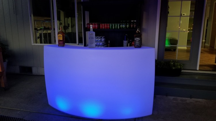 LED Curved Party Bar